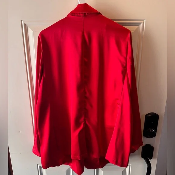 a new day Vibrant Red Blazer - Picture 4 of 4